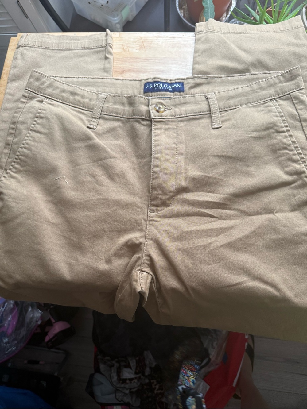 U.S. Polo Assn. Men’s Khaki Chinos - Tan